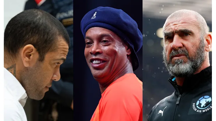 Dani Alves, Ronaldinho o Eric Cantona, algunos de los futbolistas condenados por la justicia.