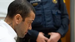 Dani Alves en los juzgados de la Audiencia de Barcelona.