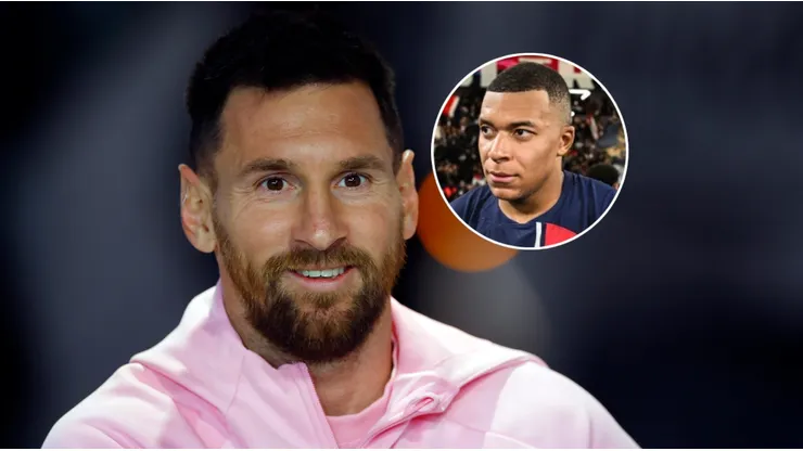 Lionel Messi y Kylian Mbappé.