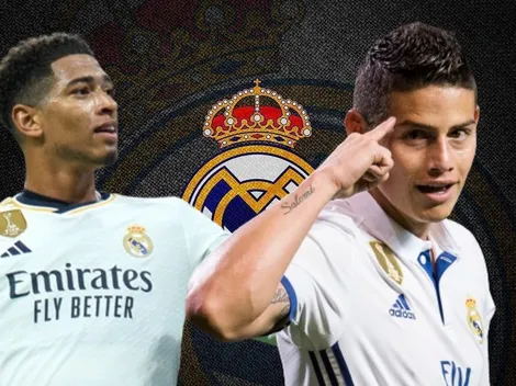 “Leyenda”, el elogio de Bellingham a James Rodríguez