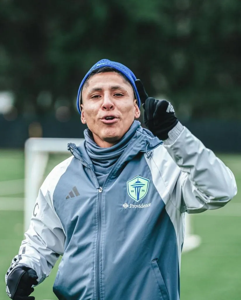 Raúl Ruidíaz entrenando con el Seattle Sounders. (Foto: MLS).