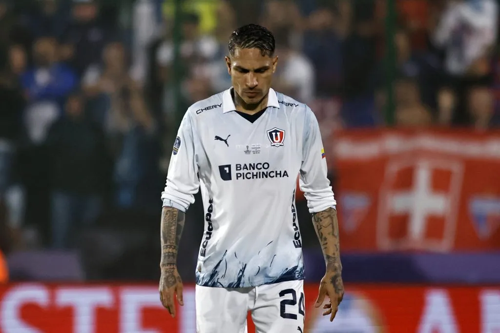 Paolo Guerrero en la Liga de Quito. (Foto: Getty).