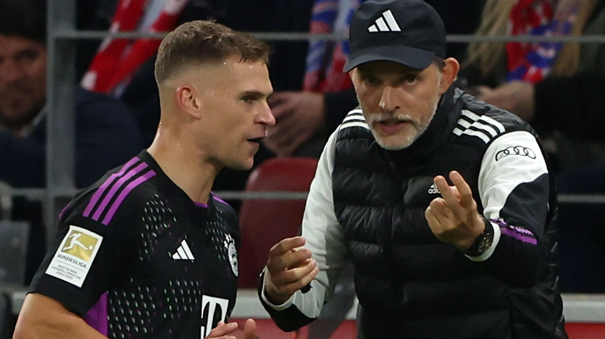 La relación de Thomas Tuchel con Joshua Kimmich estaría totalmente rota, según Blind. Getty Images.
