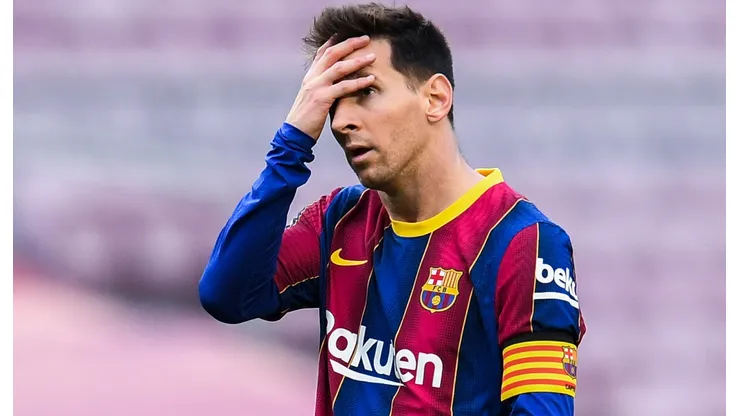 Último partido de Lionel Messi en Barcelona en el 2021.