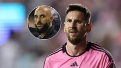 Yassine Cheuko y Messi.