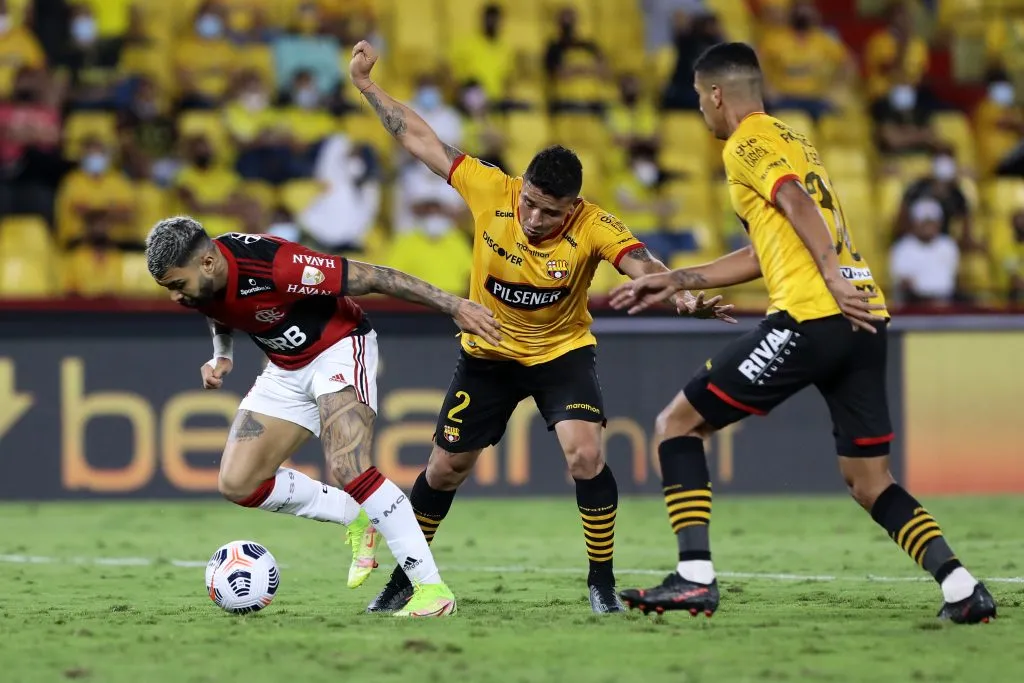 En el 2021 Barcelona SC estuvo cerca de meterse en la final de la Copa Libertadores. Foto: Getty.