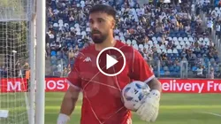 El arquero ecuatoriano y su gesto en Argentina