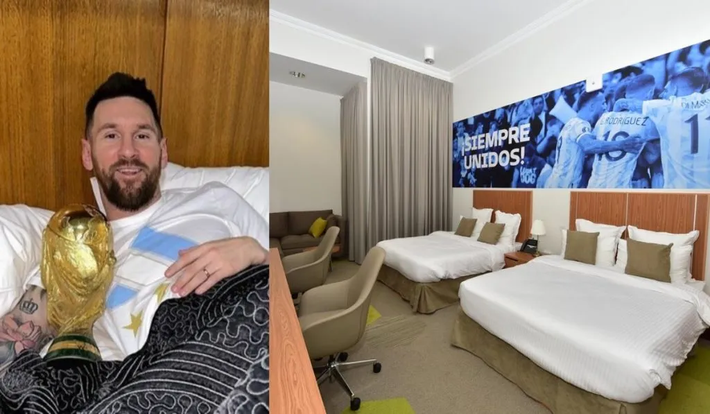 La habitación B-201, el bunker de Messi en Qatar 2022: TW