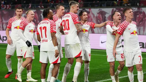 Jugadores del RB Leipzig, el club más odiado de toda Alemania.