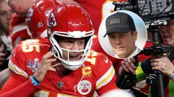 Patrick Mahomes y Tom Brady.