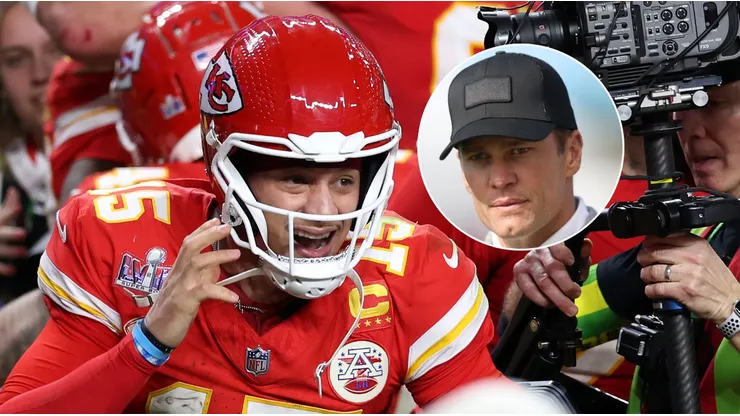 Patrick Mahomes y Tom Brady.