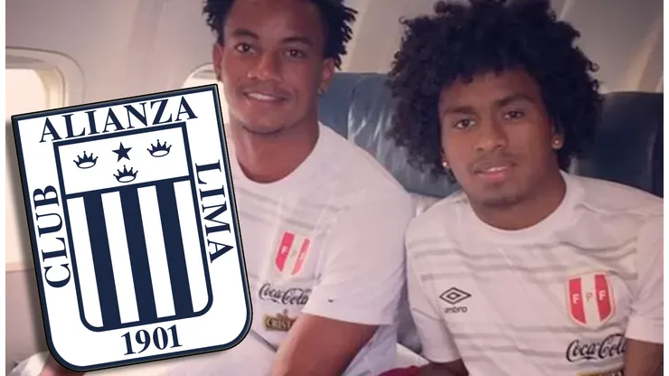 André Carrillo con Yordy Reyna y Alianza Lima