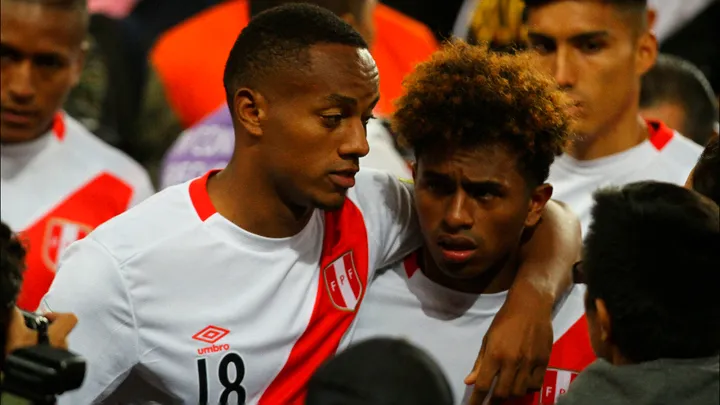 André Carrillo y Yordy Reyna en la Selección Peruana. (Foto: El Comercio).