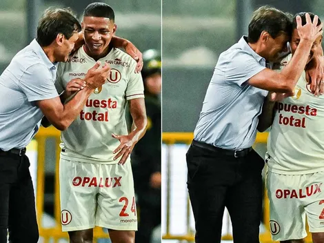 Bustos se saca todo de encima y mostró su alegría por vencer a Alianza Lima