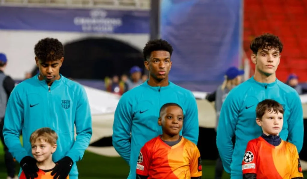 Lamine Yamal y Alejandro Balde, dos de los talentos representados por Mendes en Barcelona: Getty Images