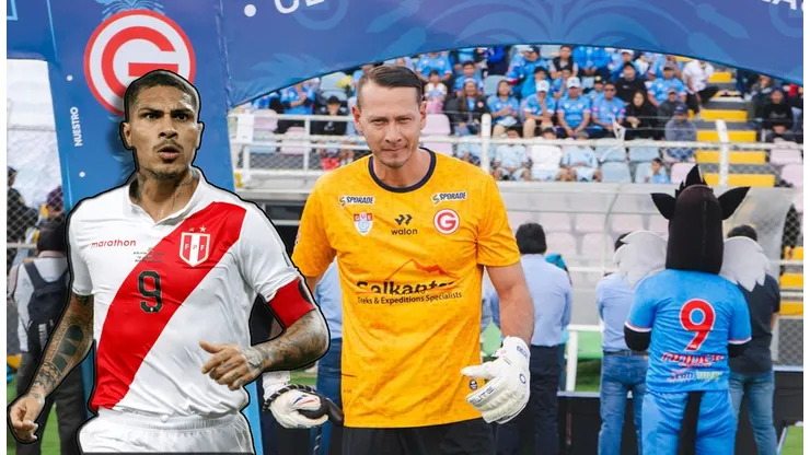 Paolo Guerrero y Diego Penny sobre César Vallejo