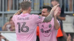 Lionel Messi y Robert Taylor en Inter Miami.