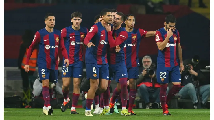 Jugadores del Barcelona.