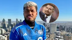 Josef Martínez y David Beckham.