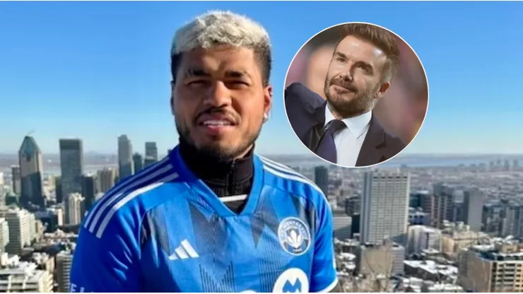 Josef Martínez y David Beckham.