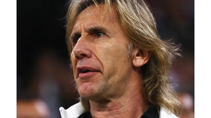 Ricardo Gareca con Carlos Zambrano y Christian Cueva