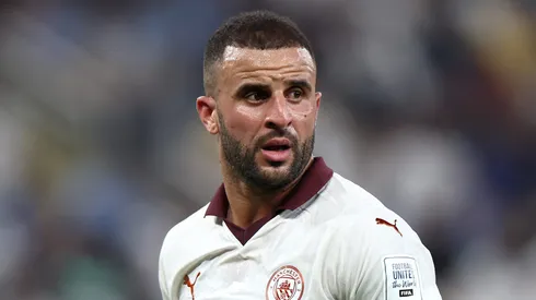 Kyle Walker amenazó a Neal Maupay de noquearlo luego de que lo llamara "infiel" y le dijera "pobres" a sus hijos. Getty Images.