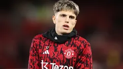 Alejandro Garnacho, futbolista del Manchester United.