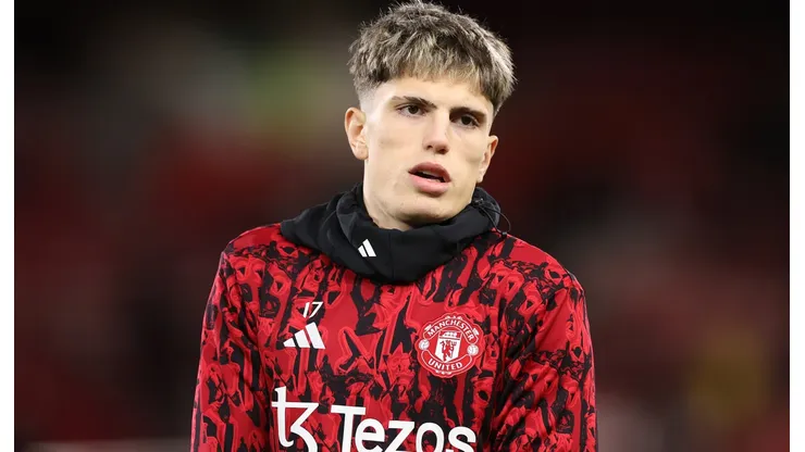 Alejandro Garnacho, futbolista del Manchester United.