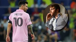 Lionel Messi y Fabrizio Romano.