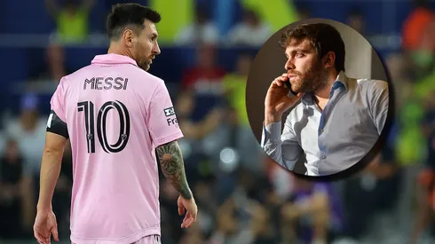 Lionel Messi y Fabrizio Romano.