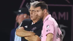 Gerardo Martino y Lionel Messi.