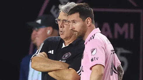 Gerardo Martino y Lionel Messi.