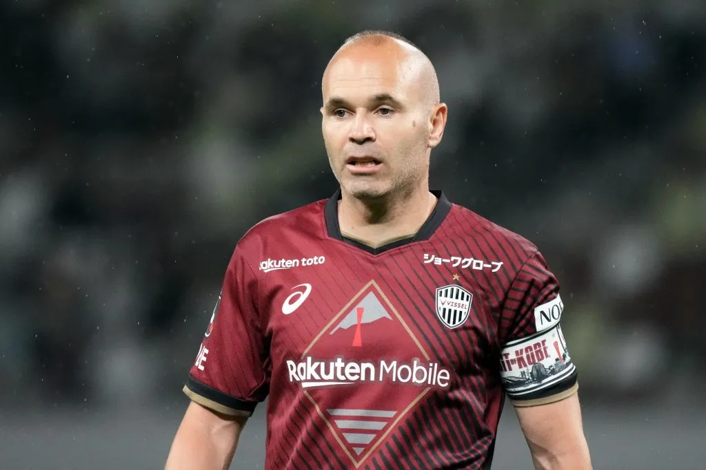Andrés Iniesta en temporadas pasadas cuando jugaba en Japón. (Foto: Getty).