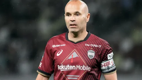 TOKYO, JAPAN - JUNE 06: Andres Iniesta of Vissel Kobe looks on during the pre-season friendly match between Vissel Kobe and Barcelona at National Stadium on June 06, 2023 in Tokyo, Japan. (Photo by Koji Watanabe/Getty Images)