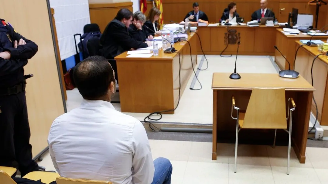 Dani Alves ante la justicia este lunes 5 de febrero del 2024. Getty Images.