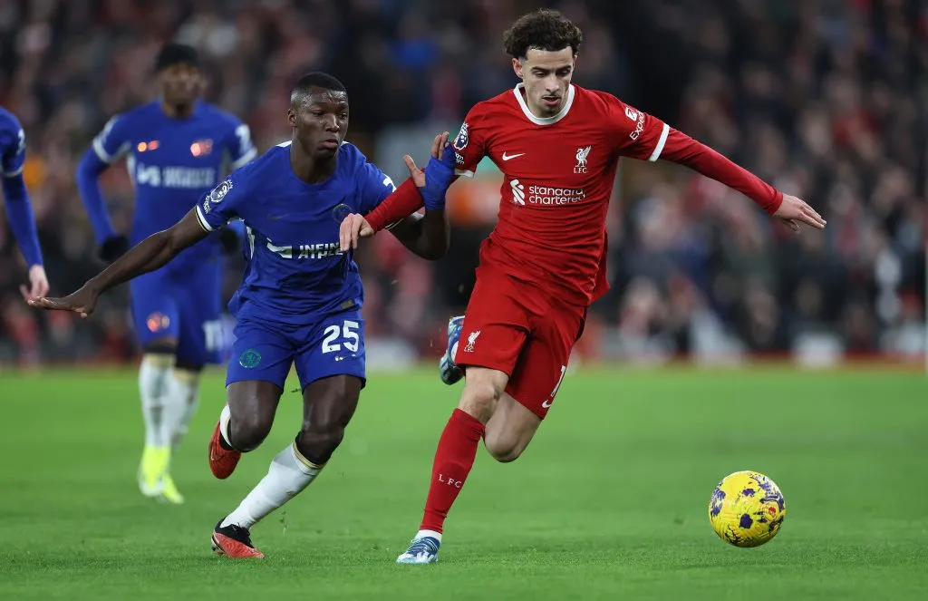 En el último partido ante Liverpool, Moisés Caicedo fue reemplazado al minuto 66′ con su equipo perdiendo 3×0. (Foto: GettyImages)