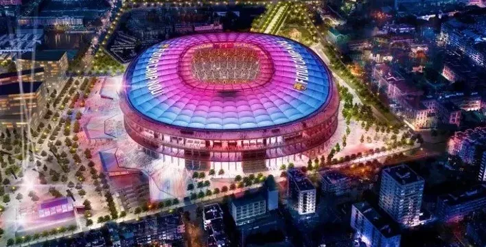 Así quedaría por fuera el Nuevo Camp Nou. FCBarcelona.es.