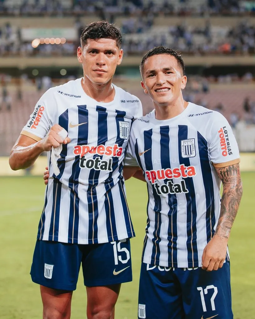 Christian Neira y Jesús Castillo en Alianza Lima. (Foto: Alianza Lima).