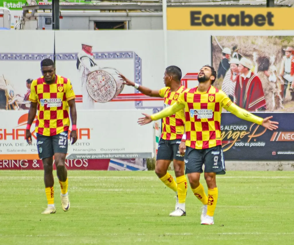 Jeison Medina llegó a Aucas a mitad de temporada del 2023. (Foto: API)