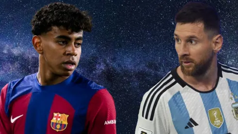 Lamine Yamal vs. Lionel Messi.