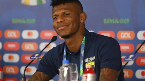 Coletiva Selecao Equador SALVADOR, BA – 20.06.2019: COLETIVA SELEcaO EQUADOR – Robert Arboleda, Ecuadorian national team, Nationalteam player, during a press conference, PK, Pressekonferenz at the Fonte Nova Arena in Salvador, Bahia, Brazil. Photo: Tiago Caldas/Fotoarena x1750669x PUBLICATIONxNOTxINxBRA TiagoxCaldas