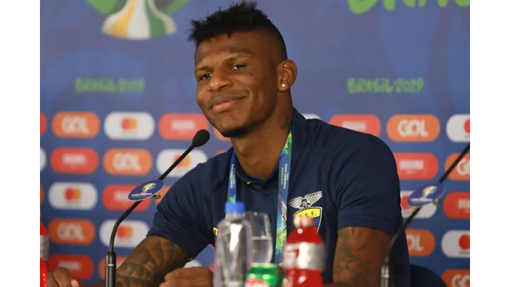 Coletiva Selecao Equador SALVADOR, BA - 20.06.2019: COLETIVA SELEcaO EQUADOR - Robert Arboleda, Ecuadorian national team, Nationalteam player, during a press conference, PK, Pressekonferenz at the Fonte Nova Arena in Salvador, Bahia, Brazil. Photo: Tiago Caldas/Fotoarena x1750669x PUBLICATIONxNOTxINxBRA TiagoxCaldas