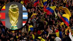 Afición de Colombia en el Estadio Olímpico de Londres.