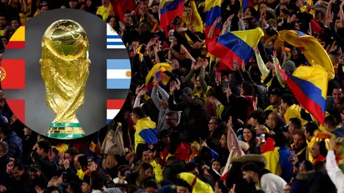 Afición de Colombia en el Estadio Olímpico de Londres.