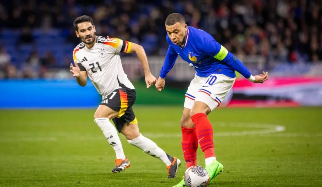 Kylian Mbappé vs. Alemania días atrás: IMAGO