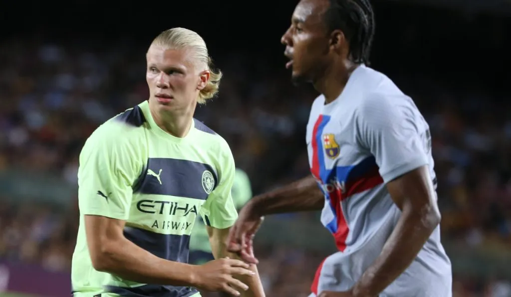 Erling Haaland en un amistoso vs. Barcelona en agosto del 2022: IMAGO