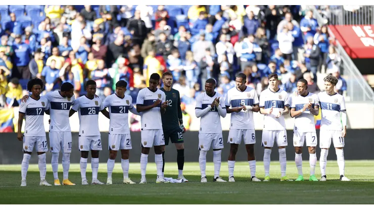 New Jersey, USA. 24 de marzo de 2024. La selección de Ecuador se enfrenta con su similar de Italia en el estadio Red Bull Arena de New Jersey. Carlos Rojas / API