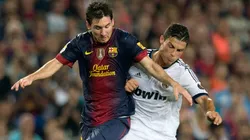 Lionel Messi y Cristiano Ronaldo en uno de los Clásicos del 2012.