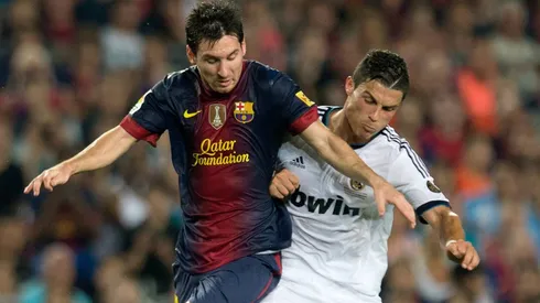 Lionel Messi y Cristiano Ronaldo en uno de los Clásicos del 2012.