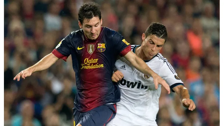 Lionel Messi y Cristiano Ronaldo en uno de los Clásicos del 2012.